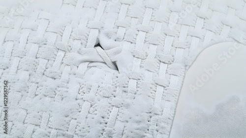 White Woven Fabric Texture ...
