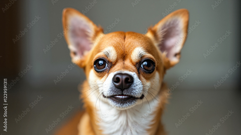 Mischievous Chihuahua with Playful Yet Feisty Expression, Perfect for Pet Care Ads, Humorous Social Media, and Dog-Themed Merchandise Mischievous Chihuahua with Playful Yet Feisty Expression, Perfect for Pet Care Ads, Humorous Social Media, and Dog-Themed Merchandise
