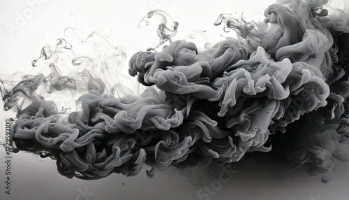 Smoke, grey, natural, isolated, graphic, white, background, HD, illustration, realistic, details, high, resolution, perfect, design, projects, branding, advertising, packaging, presentations, digital,