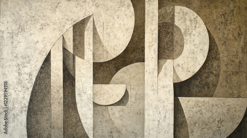 Modern abstract artwork representing adventure