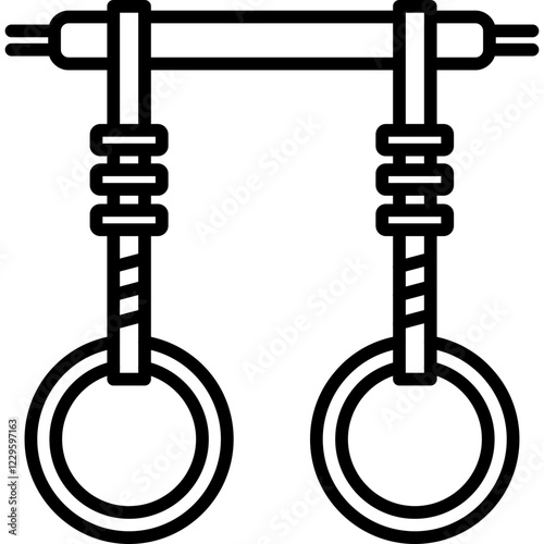 Gymnastic rings Icon