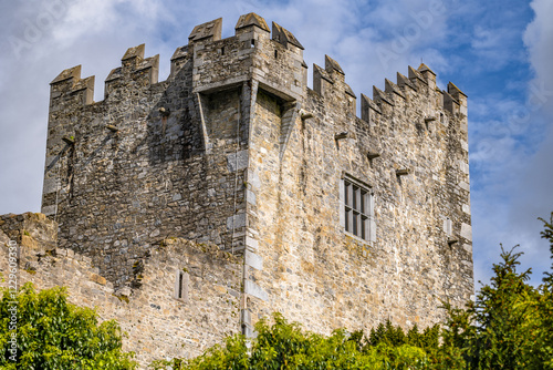 Ross Castle on a sunny morning, County Kerry, Ireland 