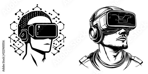 Exploring virtual reality technology through engaging designs of users immersed in digital environments