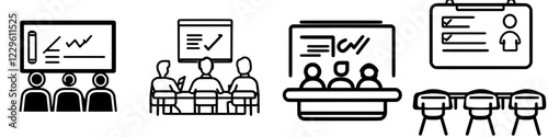 Engaging classroom activities showcasing presentations and group discussions at an educational institution