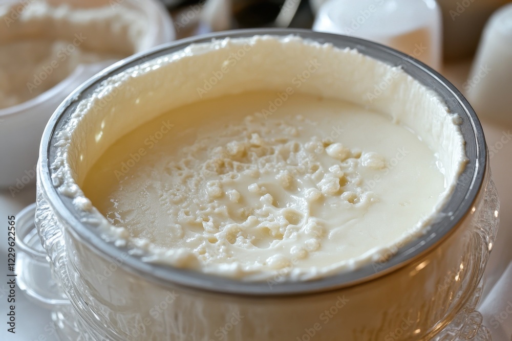 Soft cheese molding process showcasing brie and camembert techniques in a culinary setting Soft cheese molding process showcasing brie and camembert techniques in a culinary setting