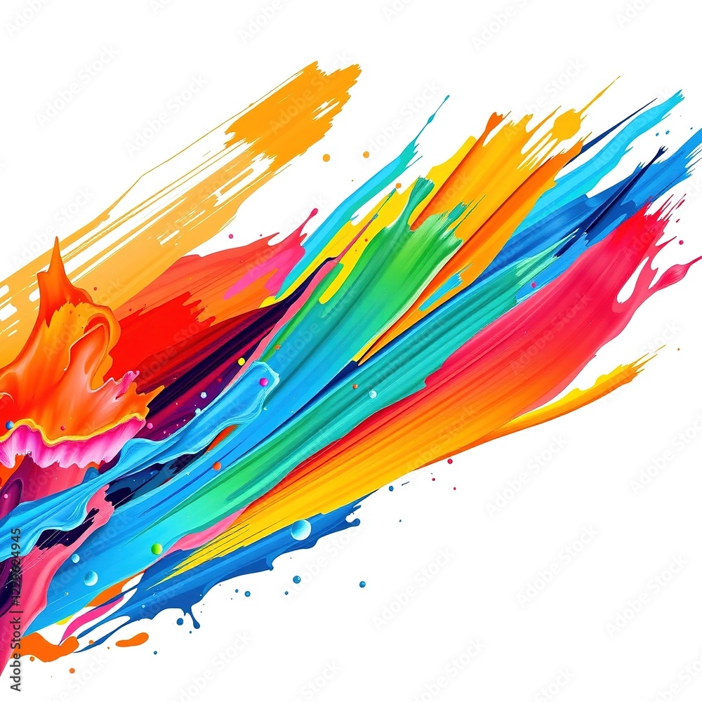 Abstract Brushstrokes: Educational Concepts Visualized Abstract Brushstrokes: Educational Concepts Visualized