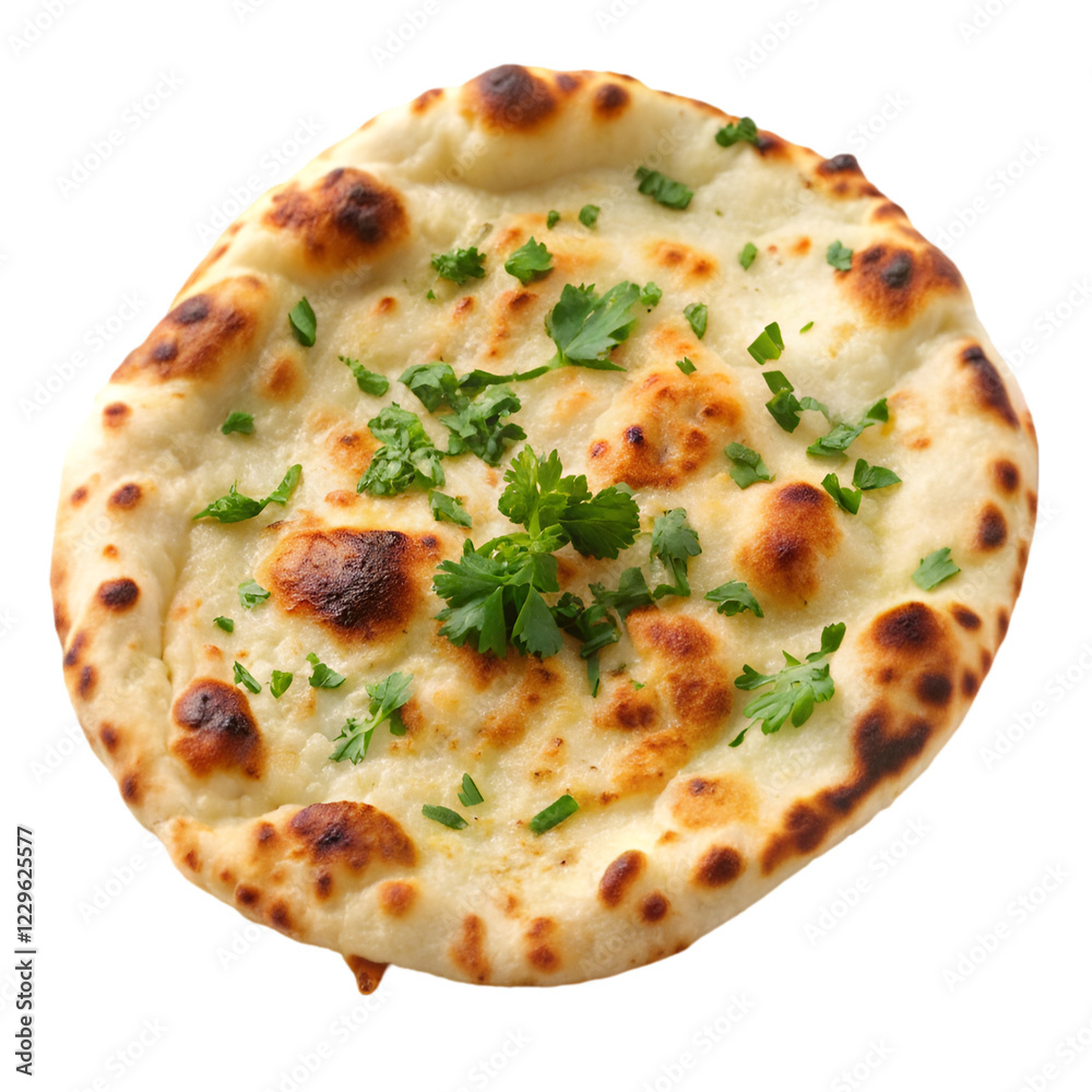 Tandoori naan isolated on transparent background Tandoori naan isolated on transparent background