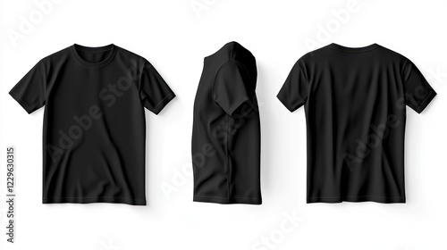 Black T-Shirt Mockup