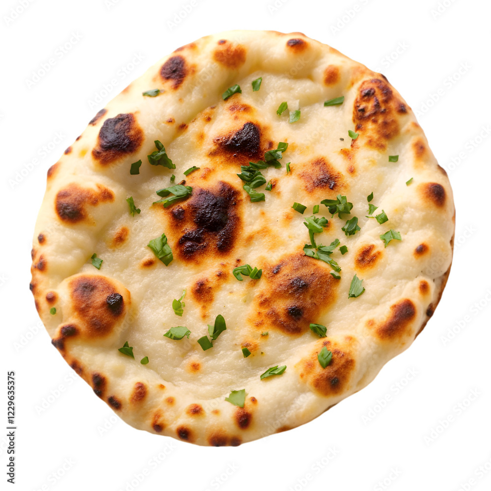 Tandoori naan isolated on transparent background Tandoori naan isolated on transparent background