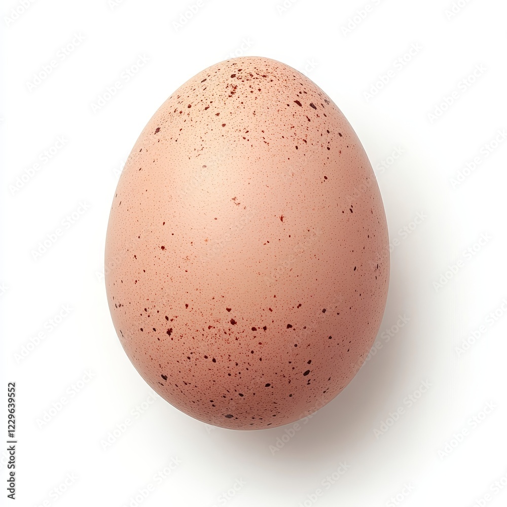 Fresh eggs isolated on a white background, carefully cut out for a clean, crisp, and simple presentation.