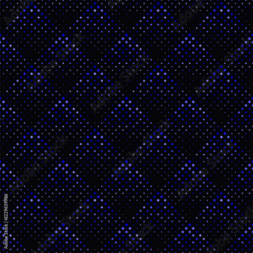 Dark blue abstract geometrical square pattern background