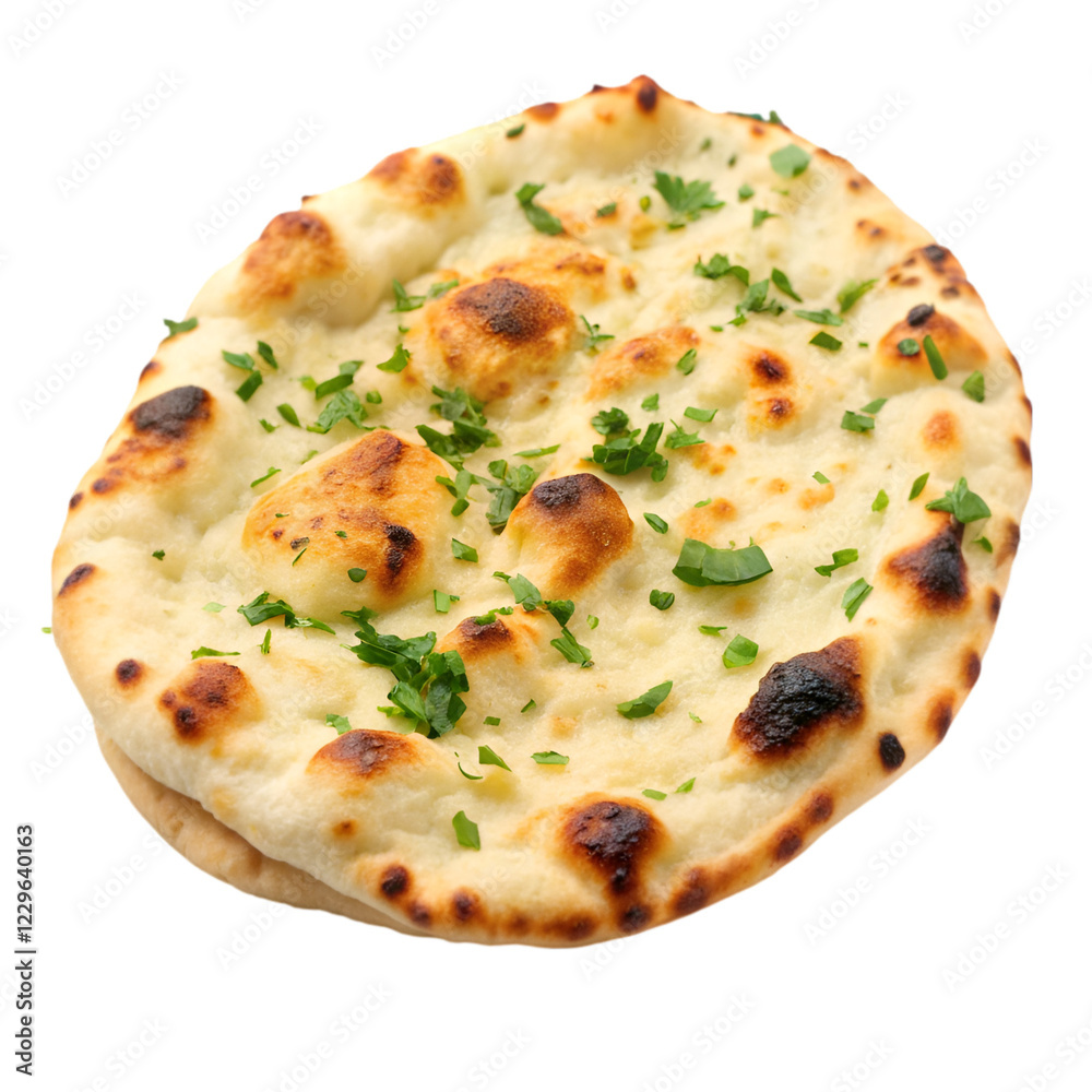 Tandoori naan isolated on transparent background Tandoori naan isolated on transparent background