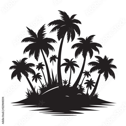 palm tree silhouette