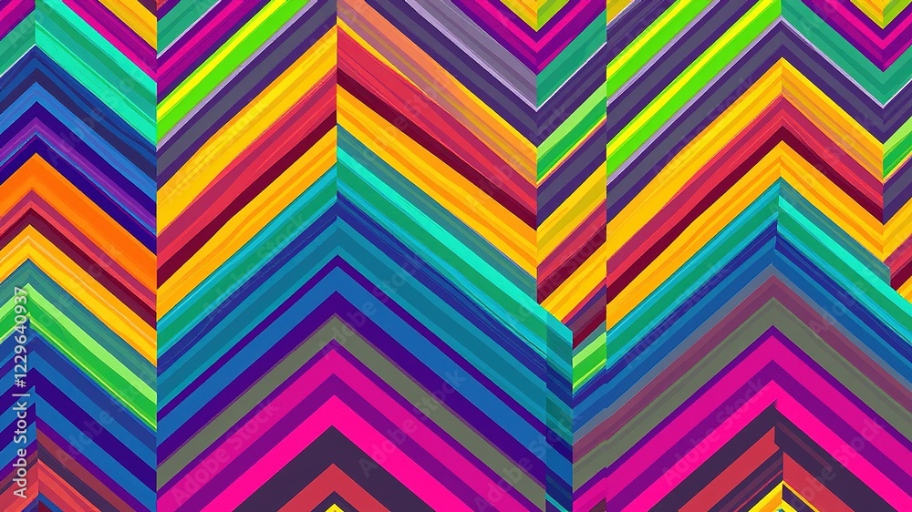 Father's Day Celebration Chevron Background Design