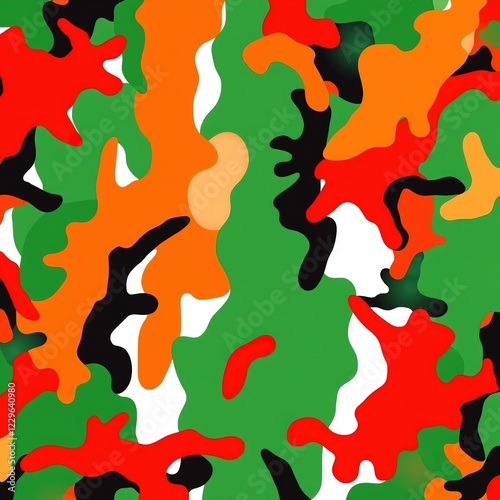 Festive Camouflage Designs for Celebration Events