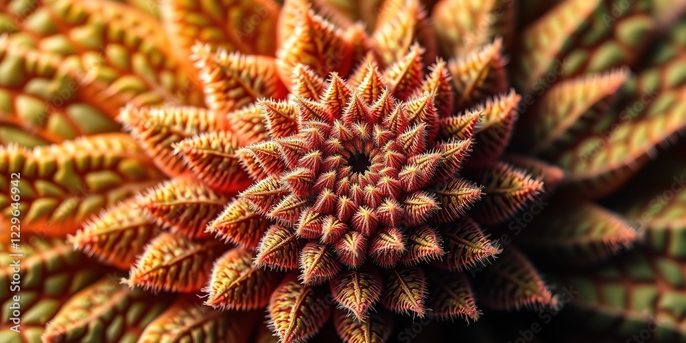 Obraz premium Intricate Plant Growth: Fractal Patterns in Nature