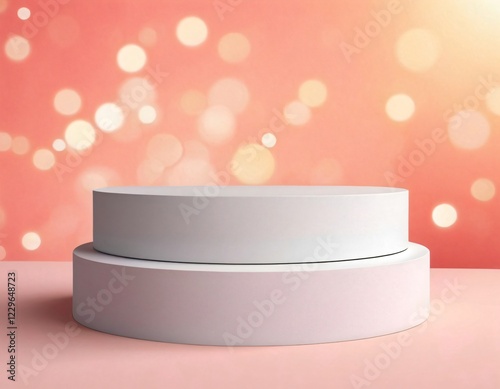3d background podium