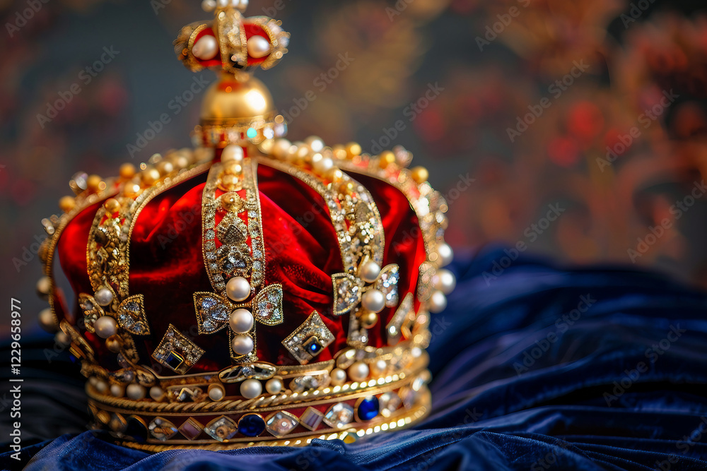 Fototapeta premium Noblewoman in medieval attire generative AI image