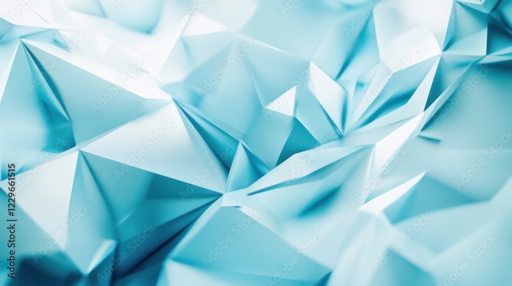 Abstract Blue Geometric Shapes Abstract Blue Geometric Shapes