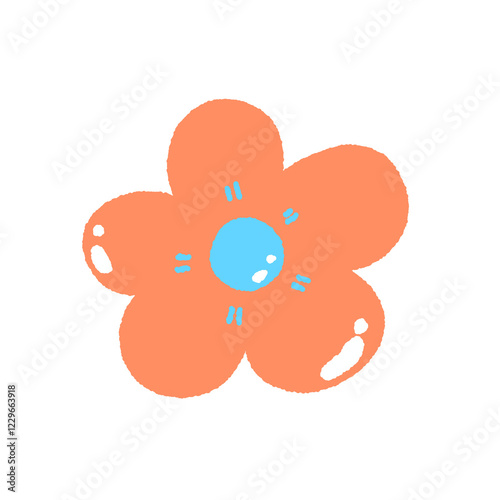 Set of beautiful flower ,Watercolor collection of hand drawn flowers , Botanical plant illustration transparent background, PNG 