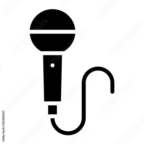Vector Design Microphone Icon Style