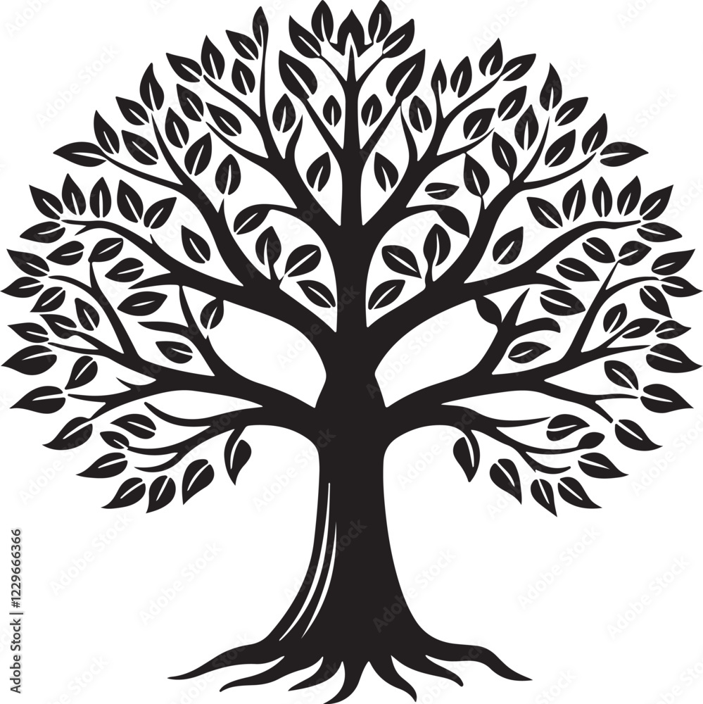 tree silhouette vector tree silhouette vector