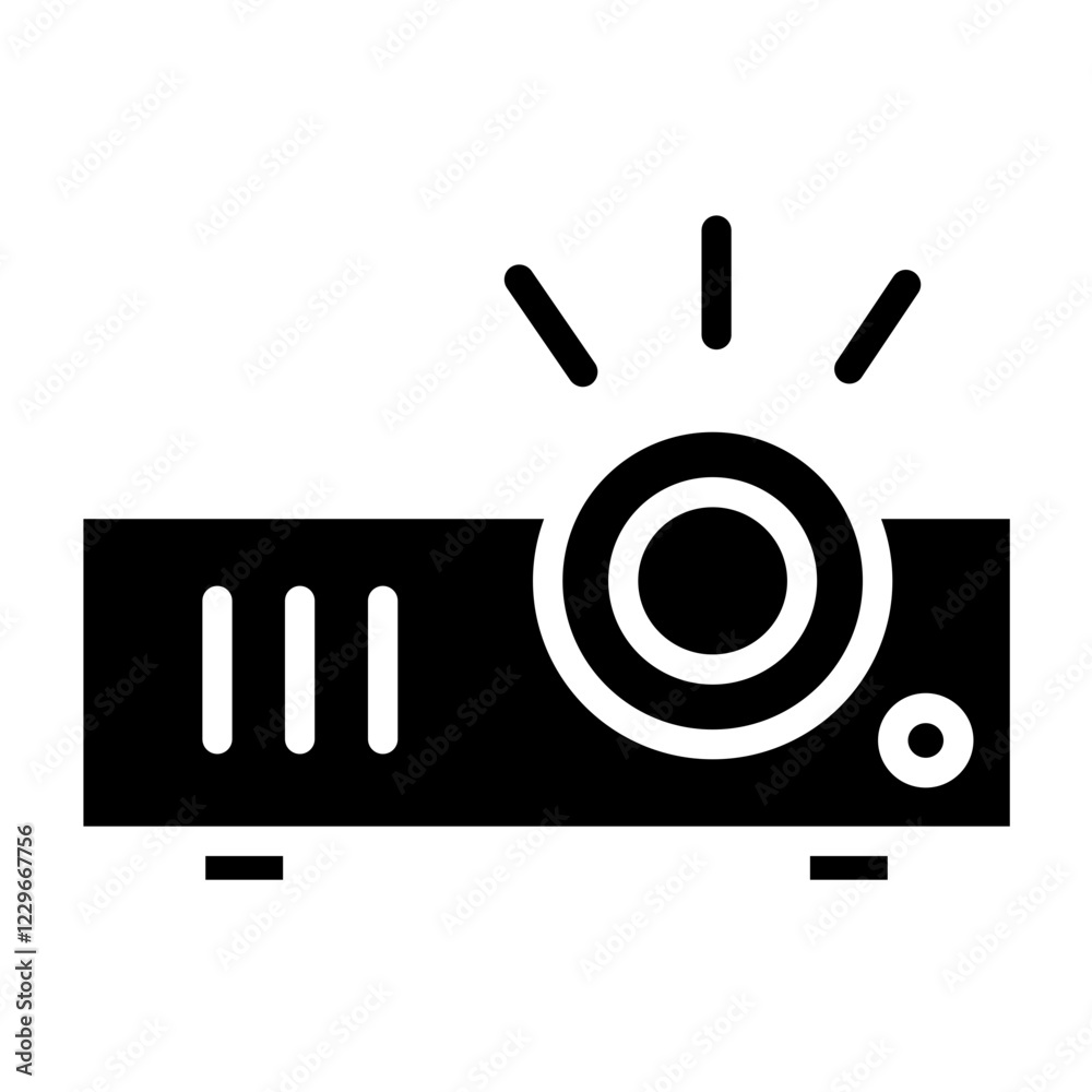 Vector Design Projector Icon Style Vector Design Projector Icon Style