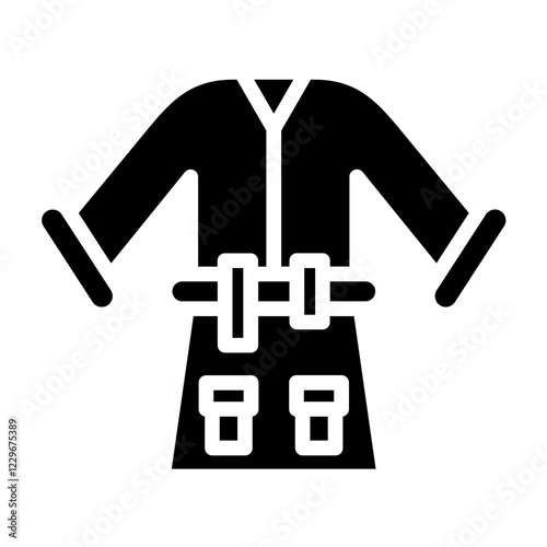 Vector Design Bathrobe Icon Style