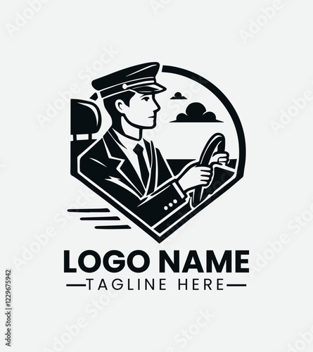 Professional Driver Logo Design, Expert Driver Logo, Reliable Driver Logo, Transportation Logo, Chauffeur Logo
