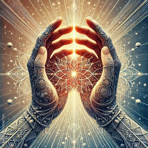 Hands Holding connection and identity