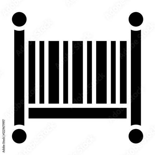 Vector Design Crib Icon Style