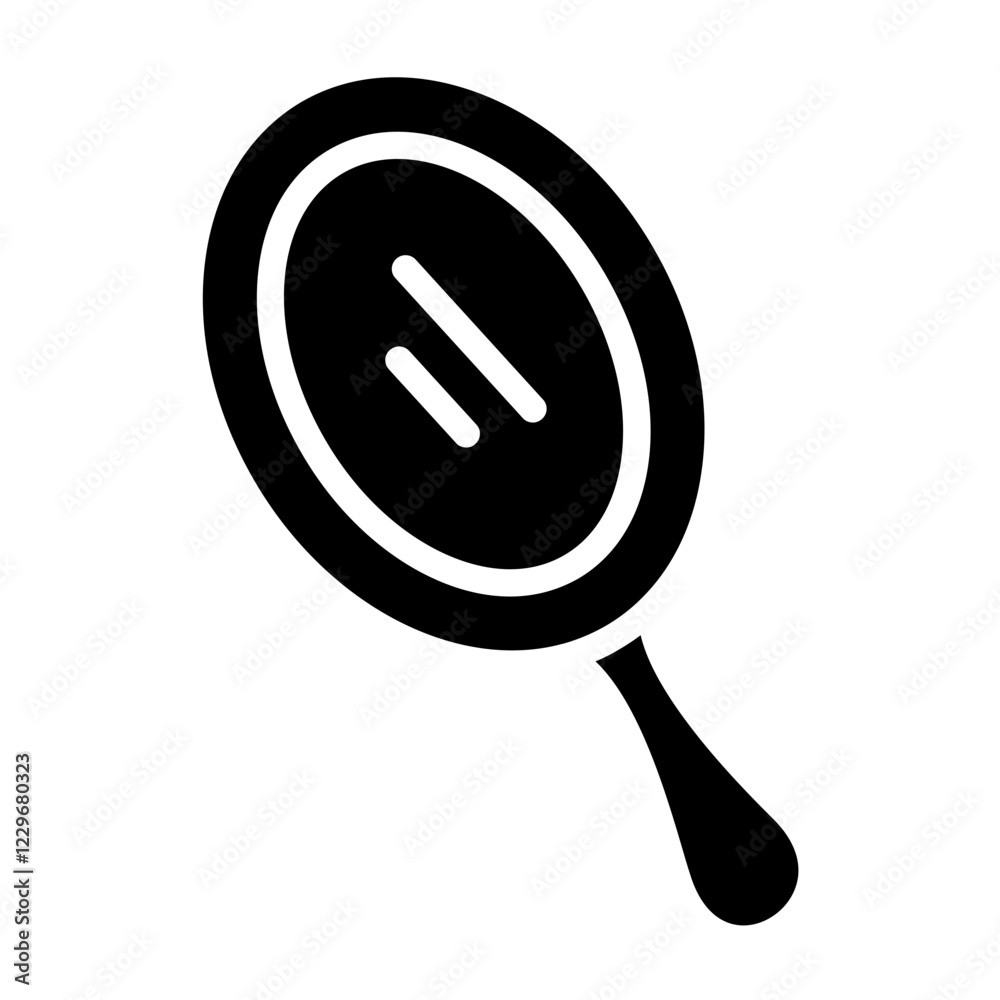 Vector Design Hand Mirror Icon Style Vector Design Hand Mirror Icon Style