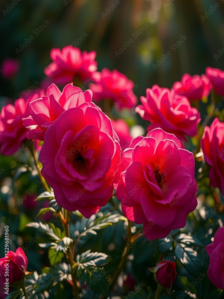 Dark pink rose garden AI image Very beautiful. And the wallpaper, the garden, roses
Dark pink rose garden AI image Very beautiful. And the wallpaper, the garden, roses