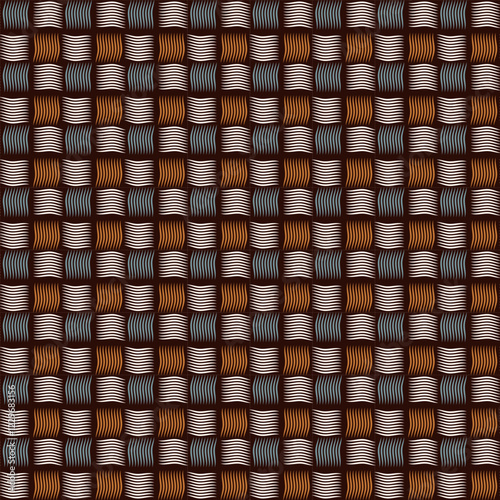 An abstract seamless textiles on dark brown Background. Hand drawn abstract seamless pattern used in ethnic background, simple style. vector illustration