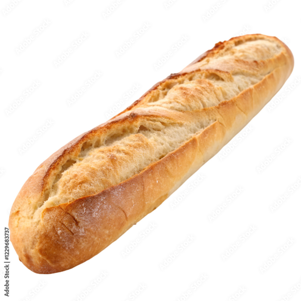 Baguette isolated on transparent background Baguette isolated on transparent background