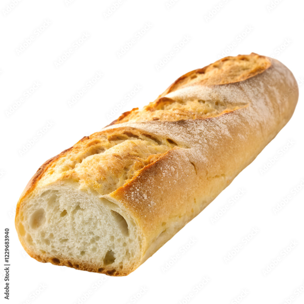 Baguette isolated on transparent background Baguette isolated on transparent background