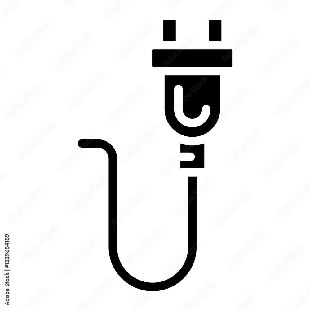 Vector Design Power Plug Icon Style Vector Design Power Plug Icon Style
