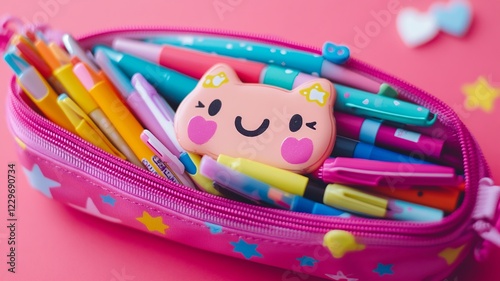 Wallpaper Mural A cute and colorful collection of kawaii stationery items
 Torontodigital.ca