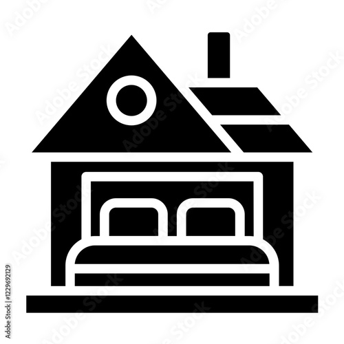 Vector Design Accommodation Icon Style