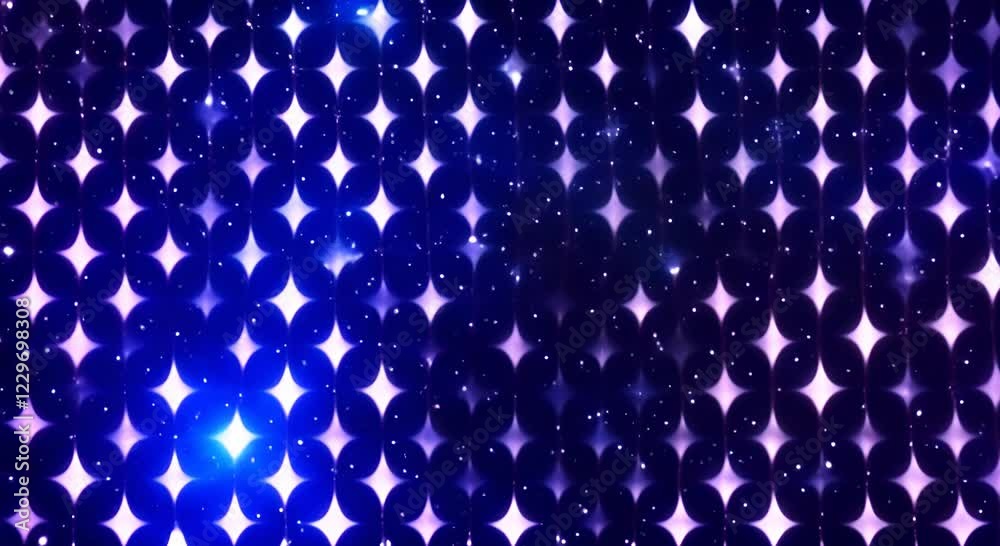 Abstract cosmic pattern with glowing stars Abstract cosmic pattern with glowing stars