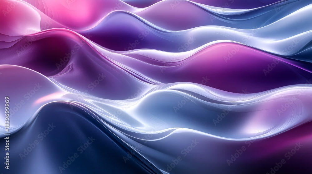 custom made wallpaper toronto digitalFuturistic 3D background smooth lines and rich color gradients forming a dynamic and modern abstract art design with intricate details