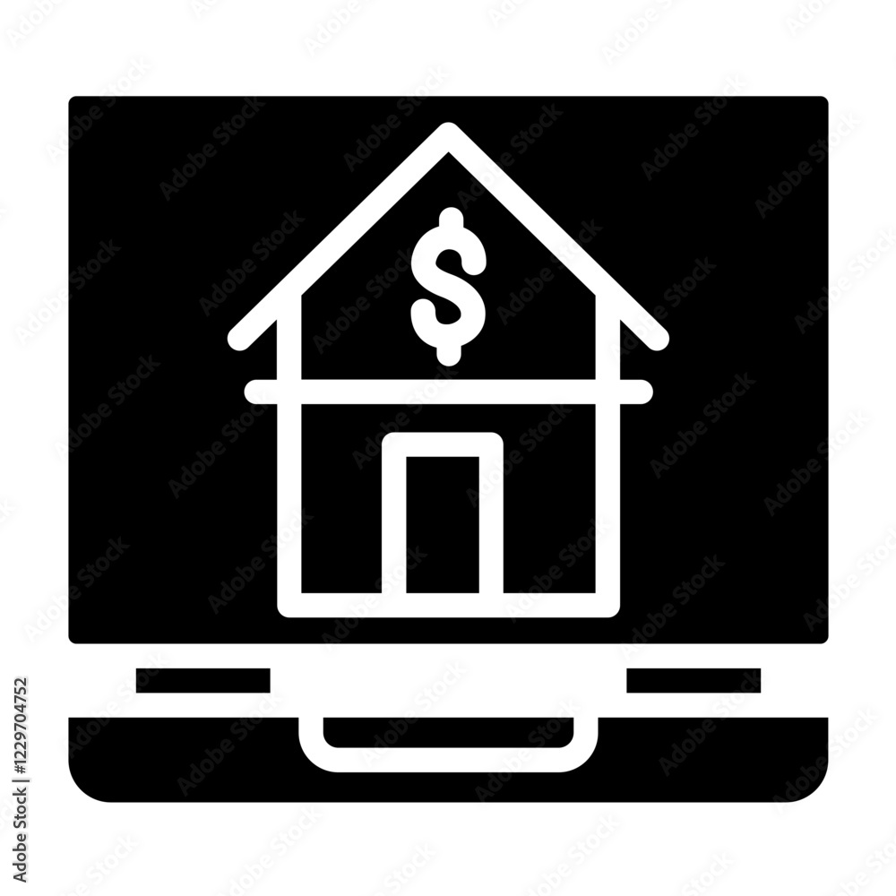 Vector Design Online Banking Icon Style Vector Design Online Banking Icon Style