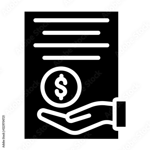 Vector Design Loan Icon Style