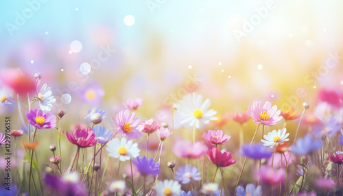 spring flowers background