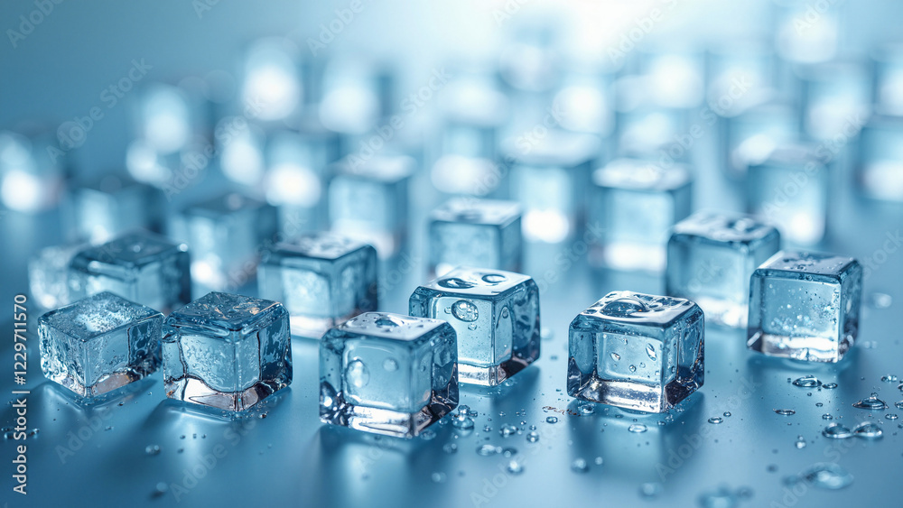 High-Resolution Ice Cubes Background for Beverage Ads, Cocktail Menus, and Refreshing Drink Promotions High-Resolution Ice Cubes Background for Beverage Ads, Cocktail Menus, and Refreshing Drink Promotions