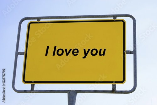 Obraz na plátne I love You
