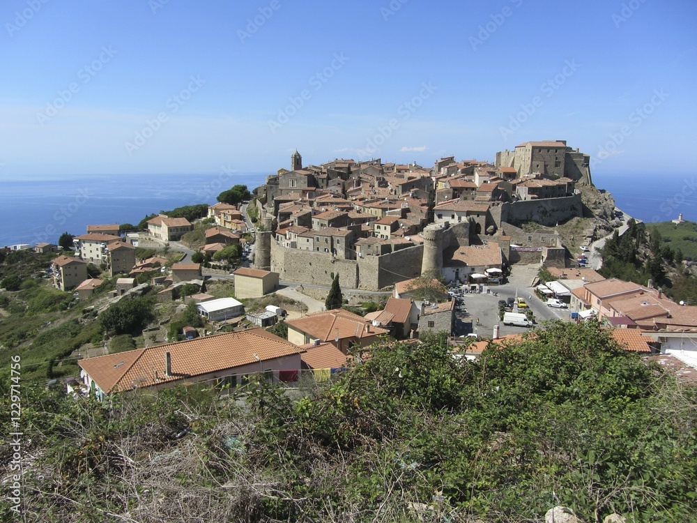 Obraz premium Giglio Castello, Giglio Island, Tuscany, Italy, Europe