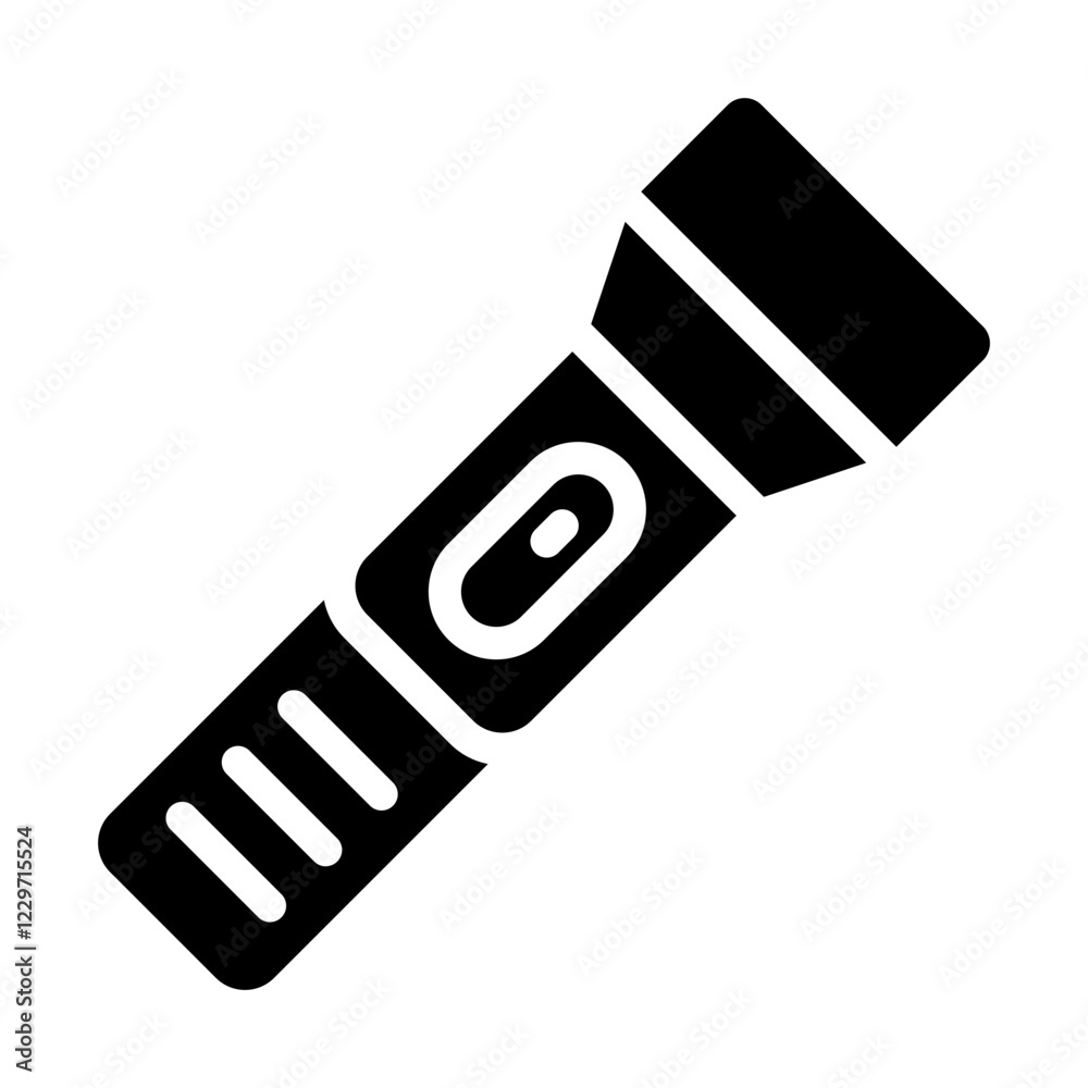 Vector Design Flashlight Icon Style Vector Design Flashlight Icon Style