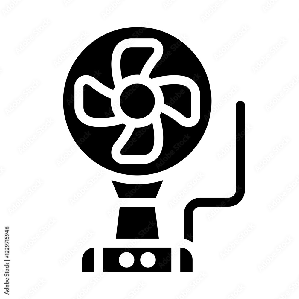 Vector Design Electric Fan Icon Style Vector Design Electric Fan Icon Style