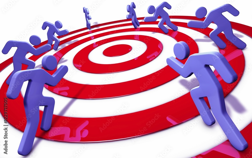 high resolution 3D rendering of a teamwork concept high resolution 3D rendering of a teamwork concept